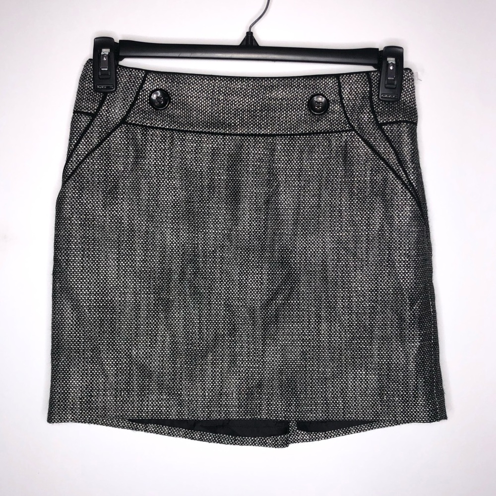 The Limited Tweed Lined Mini Skirt Sz 2 EUC